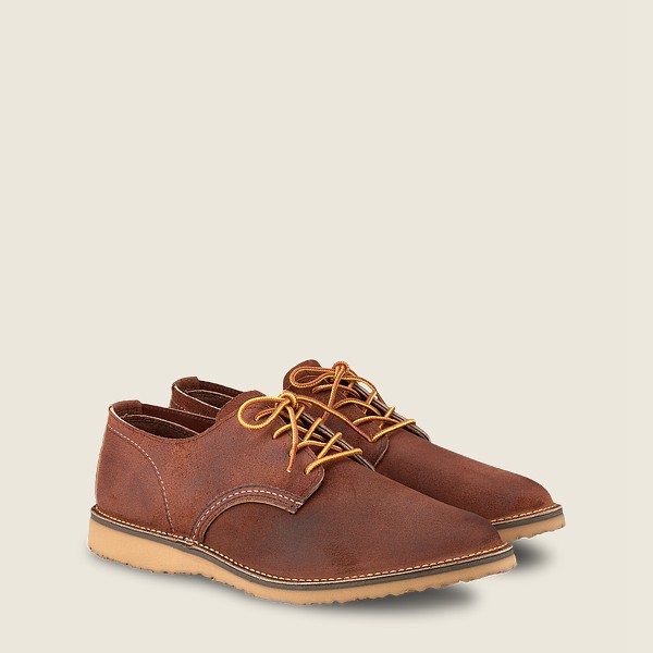 Oxford Herre - Red Wing Weekender - Muleskinner Læder - Brune - IOPERT-978